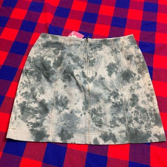 NWT Umgee Blue Grey Tie Dye Skirt Size Large NEW - Picture 5 of 5
